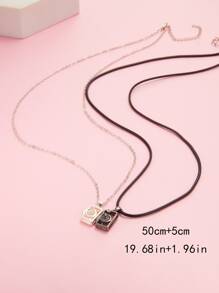 2 piezas Collar magnético con diseño de cámara - Multicolor - Ver 3