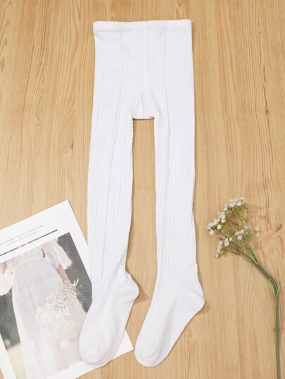 Toddler Girls Solid Tights | SHEIN