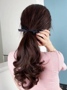 Extensión del pelo Coleta larga rizada - Marrón - Ver 4