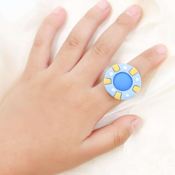 

Girls Planet Decor Ring, Multicolor