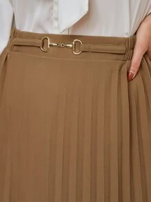 Modelyn 女款 D 形环褶皱长裙