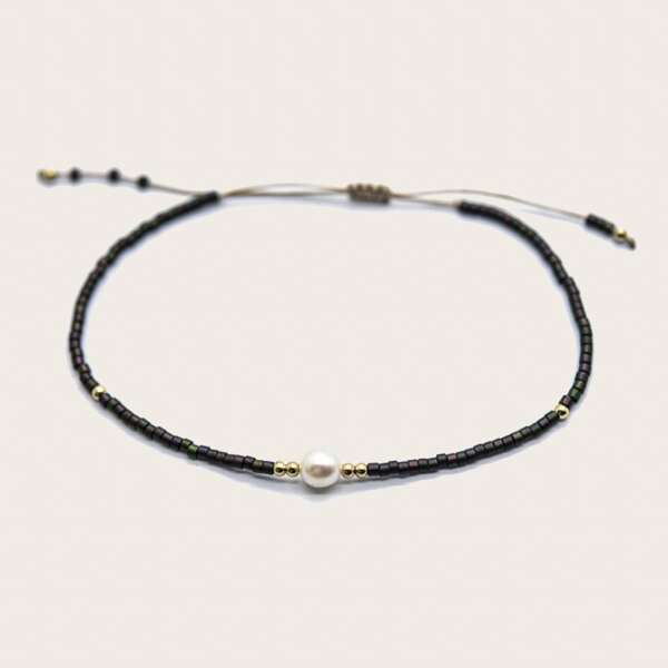 

Faux Pearl Decor Beaded Bracelet, Multicolor
