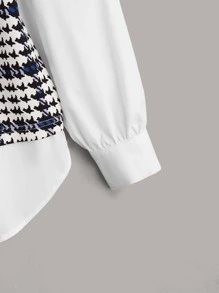 Seusyu Camisa 2 en 1 de cuadros - Multicolor - Ver 4