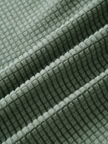 Manfinity 男士補丁貼口袋燈芯絨襯衫 - 薄荷綠 - 查看 5