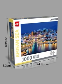 1000 cái Xếp hình mô hình phong cảnh - Nhiều màu - Xem 2