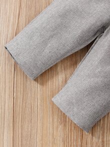 Baby Boy Striped Bodysuit With Overalls - Multicolor - View 6