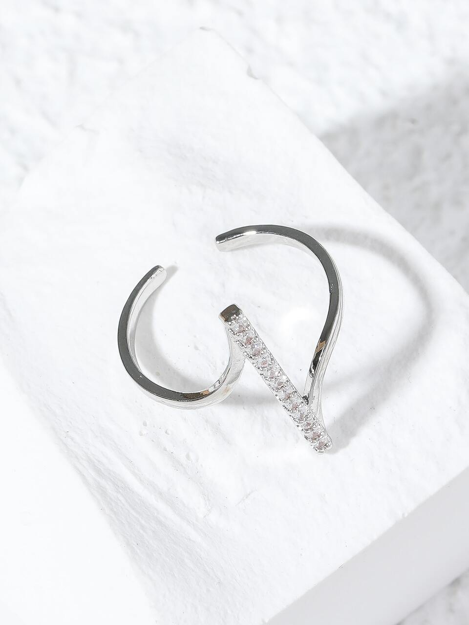 Cubic Zirconia Decor Ring