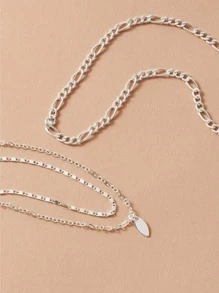 2 件多层链条项链