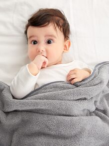 Chăn trẻ em nhận - Xám - Xem 4