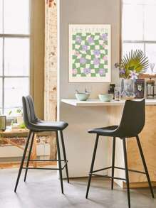 Flower Print Unframed Painting - Multicolor - View 5