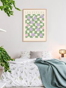 Flower Print Unframed Painting - Multicolor - View 8