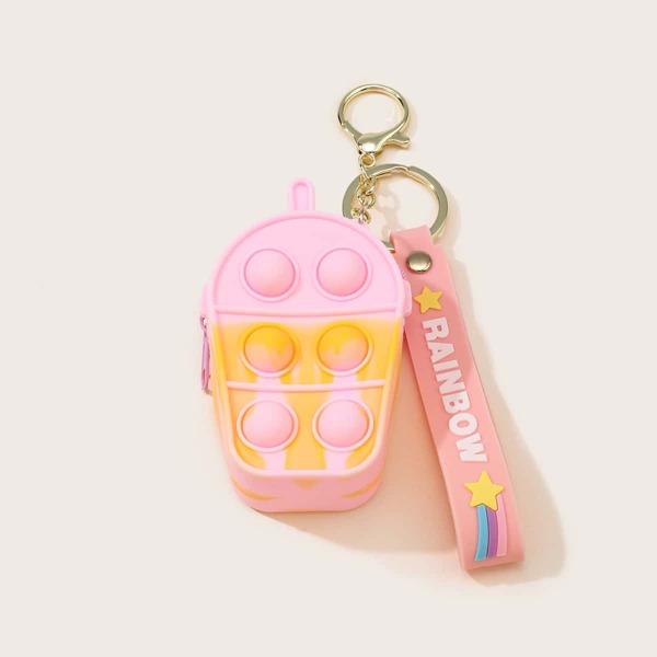 

Push Bubble Pop Design Coin Case, Multicolor