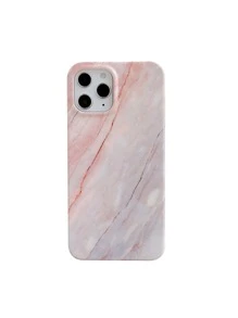 時尚 IMD 大理石圖案軟手機殼相容 Iphone 15 系列/14 Pro Max - 彩色 - 查看 2