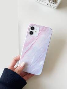 時尚 IMD 大理石圖案軟手機殼相容 Iphone 15 系列/14 Pro Max - 彩色 - 查看 3