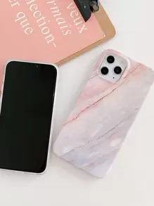 時尚 IMD 大理石圖案軟手機殼相容 Iphone 15 系列/14 Pro Max - 彩色 - 查看 4