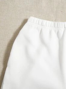 SHEIN EZwear 3pcs Solid Elastic Waist Joggers - Multicolor - View 3