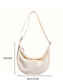 Simple Crossbody Bag For Women, Harajuku Style, Multi-Functional Shoulder Bag For Casual Outfits, Shoulder Bag For School
