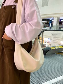 Simple Crossbody Bag For Women, Harajuku Style, Multi-Functional Shoulder Bag For Casual Outfits, Shoulder Bag For School