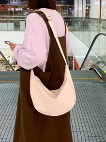 Simple Crossbody Bag For Women, Harajuku Style, Multi-Functional Shoulder Bag For Casual Outfits, Shoulder Bag For School