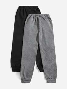 SHEIN Quần thể thao Con trai Dây kéo Túi Hoạt hình - Nhiều màu - Xem 2