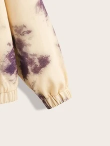 SHEIN 少女扎染落肩卫衣 - 彩色 - 查看 4