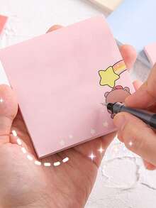 2pcs Cartoon Graphic Random Sticky Note - Multicolor - View 2