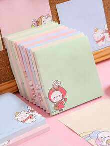 2pcs Cartoon Graphic Random Sticky Note - Multicolor - View 6