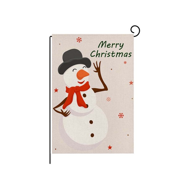 

Christmas Snowman Decorative Garden Flag, Multicolor