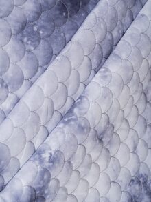 Fish Scales Pattern Bedspread - Multicolor - View 3