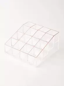 SHEIN BASIC LIVING Exclusive Lipstick Organizer 16 Spaces-Rose Gold Rim Holiday Gift - Rose Gold - View 1