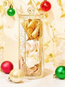 SHEIN BASIC SỐNG Công cụ tổ chức Pad mặt độc quyền-Quà tặng ngày lễ lấp lánh vàng - Vàng - Xem 2