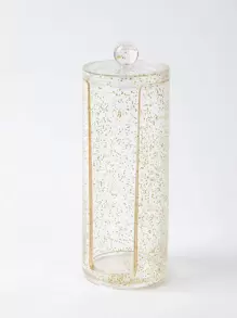 SHEIN BASIC SỐNG Công cụ tổ chức Pad mặt độc quyền-Quà tặng ngày lễ lấp lánh vàng - Vàng - Xem 1