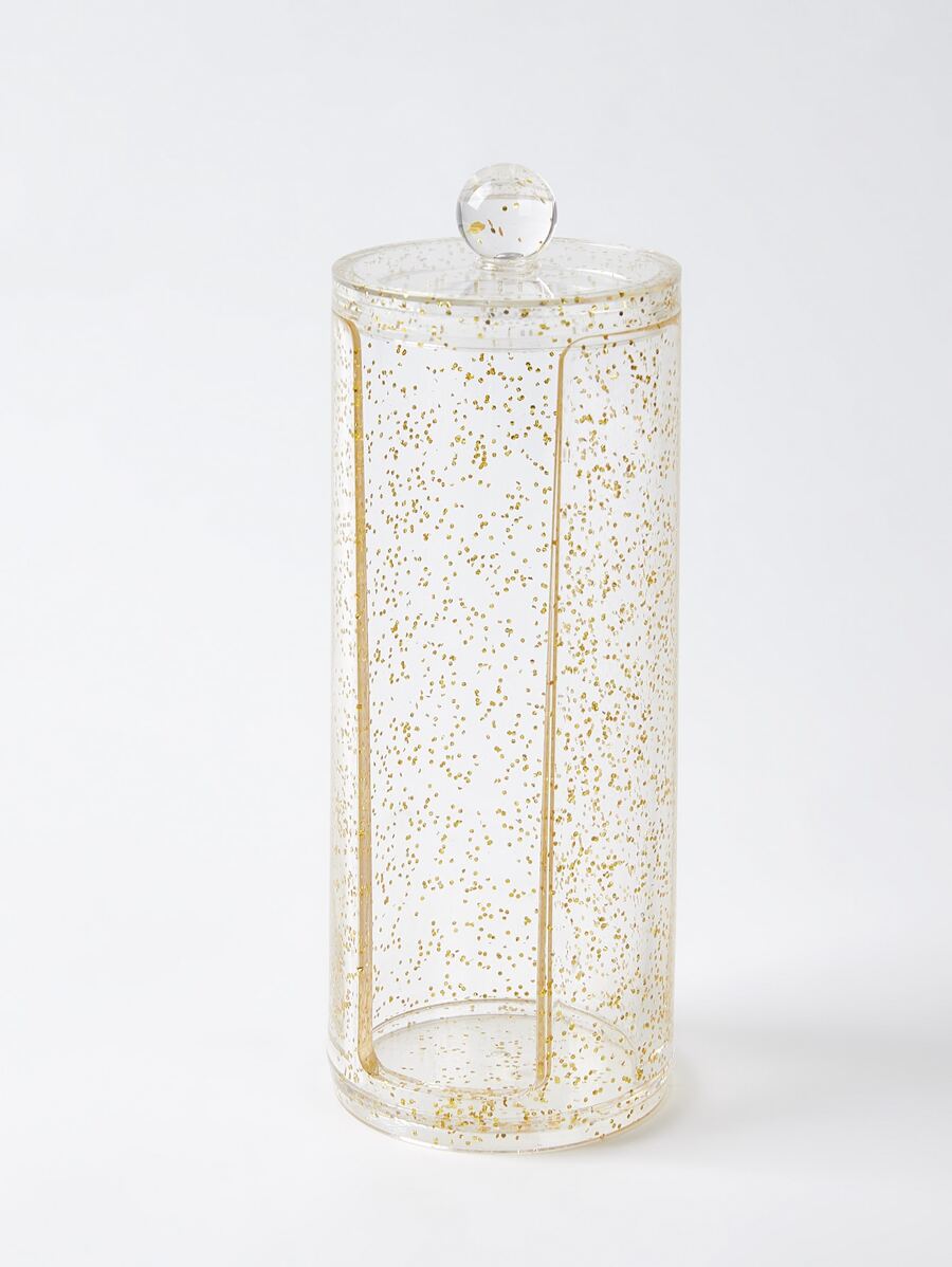 SHEIN BASIC SỐNG Công cụ tổ chức Pad mặt độc quyền-Quà tặng ngày lễ lấp lánh vàng - Vàng - Xem 1