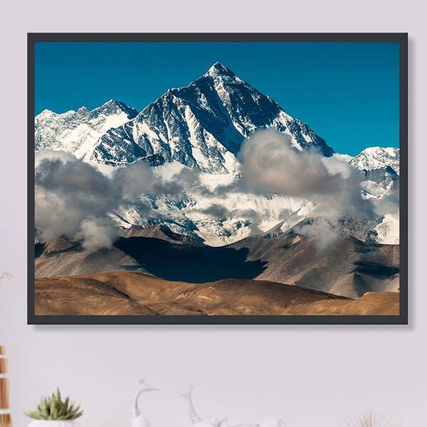 

Mountain Pattern DIY Diamond Unframed Painting, Multicolor