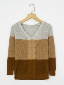 Toddler Girls Cut And Sew Sweater - Multicolor - View 1