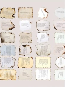 30pcs Slogan Graphic Decorative Card - Multicolor - View 2