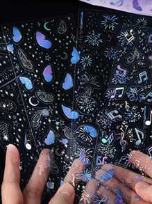 1pc Random Pattern Sticker - Multicolor - View 1