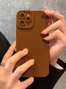 Plain Phone Case - Brown - View 1