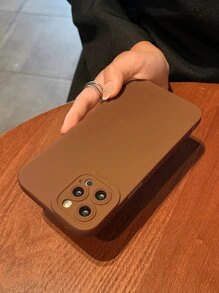 Plain Phone Case - Brown - View 2