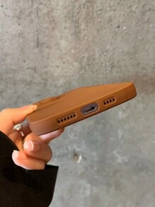 Plain Phone Case - Brown - View 3