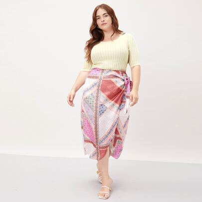 Plus Fusta Wrap Patchwork