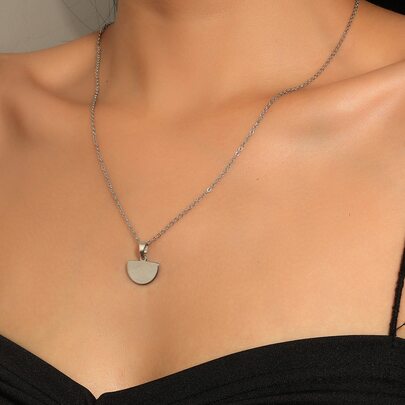 Geometric Charm Necklace