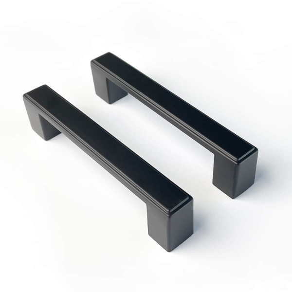 

2pcs Solid Color Drawer Handle, Black