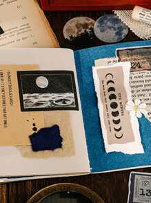 40张月亮图案贴纸，适用于剪贴簿、笔记本电脑、Kindle、手机等，趣味贴纸。 - 彩色 - 查看 2