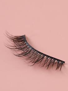 1 Par Pestañas Postizas Ultra Largas De Moda Para Mujeres - Negro - Ver 4