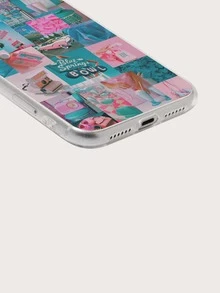 Aesthetic Collage Phone Case - Multicolor - View 3
