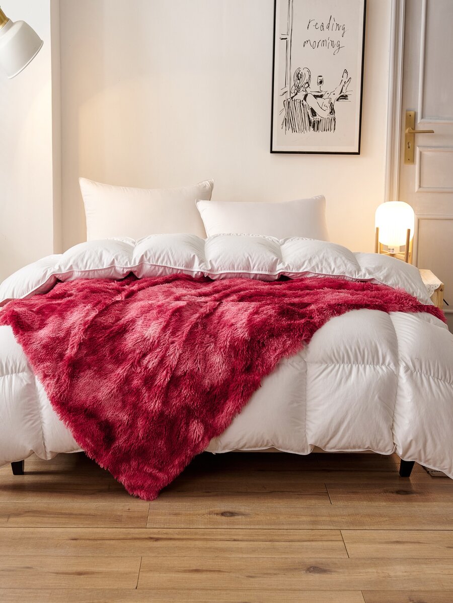 Tie Dye Plush Duvet Cover Set Without Filler SHEIN USA