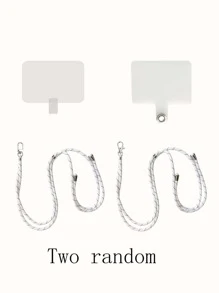 Checker Phone Case With Lanyard - Clear - View 5