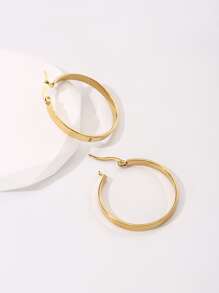 1 Set Gold-Plated Copper Bridal Jewelry Earrings, Wedding Gift For Women - Yellow Gold - View 3