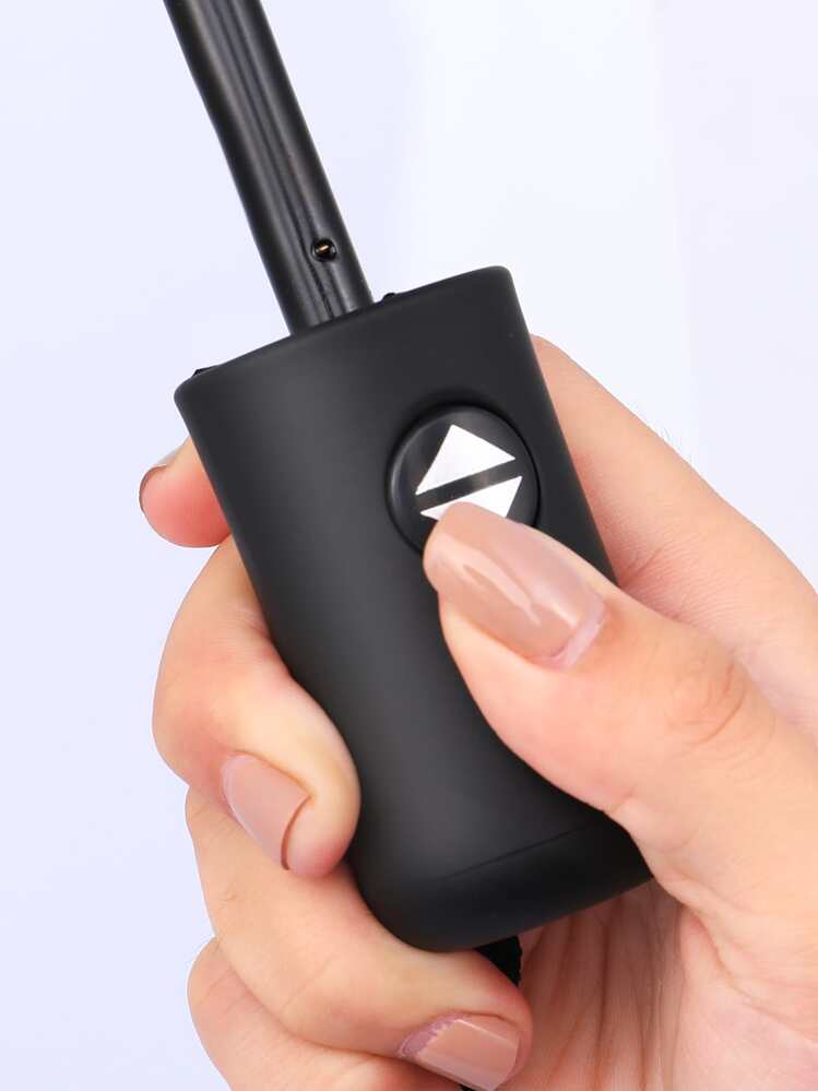 爱心图案折叠伞，返校用品，夏季降温，沙滩，旅行，春夏精选，伴娘礼物，房间，卧室装饰，沙滩，旅行，男士，女士，度假，可爱小物 - 黑色 - 查看 5